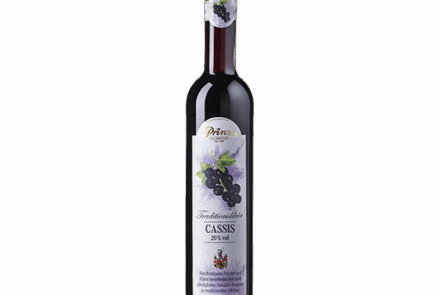 Flasche Cassis Likör 0,5l