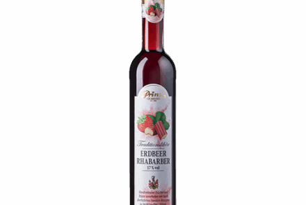 Flasche Erdbeer-Rhabarber Likör 0,5l