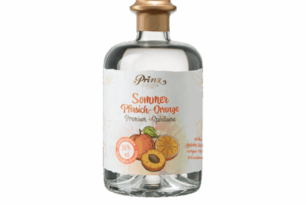 Flasche Sommer Pfirsich-Orange 0,5l