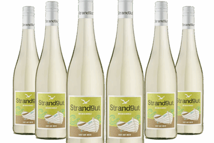 Karton Strandgut Weinschorle weiß 6x 0,75l