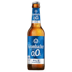 Flasche Krombacher 0,0% Pils 0,33
