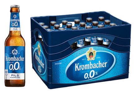 Kasten Krombacher 0,0% Pils 24/0,33
