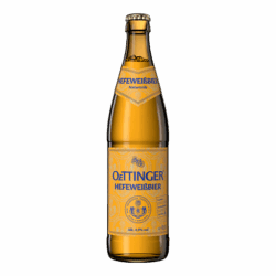 Flasche Oettinger Hefeweizen hell 0,5