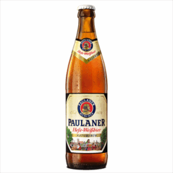 Flasche Paulaner Hefe-Weißbier 0,5