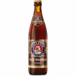 Flasche Paulaner Hefe-Weißbier Dunkel 0,5