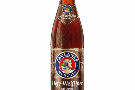 Flasche Paulaner Hefe-Weißbier Dunkel 0,5