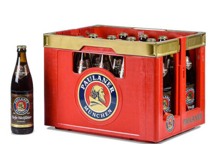 Kasten Paulaner Hefe-Weißbier Dunkel 20/0,5