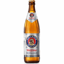 Flasche Paulaner Weißbier Kristallklar 0,5
