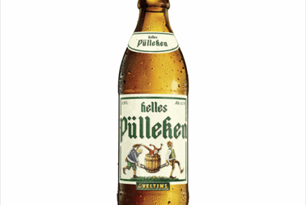 Flasche Veltins helles Pülleken 0,33