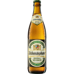 Flasche Weihenstephaner Kristallweißbier 0,5