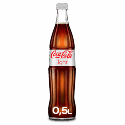 Flasche Coca-Cola Light 0,5