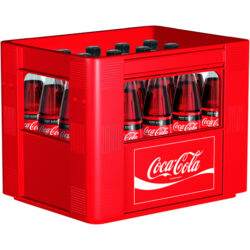 Kasten Coca-Cola Zero 20/0,5