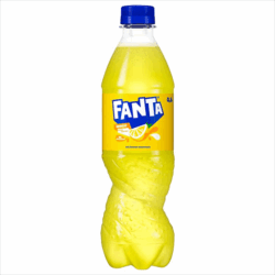 Flasche Fanta Lemon 0,5 DPG