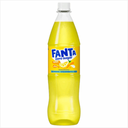 Flasche Fanta Lemon ohne Zucker 1,0 PET
