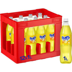 Kasten Fanta Lemon ohne Zucker 12/1,0 PET