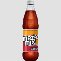 Flasche Mezzo Mix Zero 1,0 PET