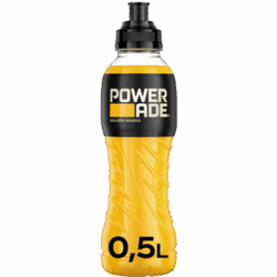 Flasche Powerade Golden Mango 0,5 DPG