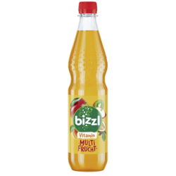 Flasche Bizzl Multi-Frucht 0,75