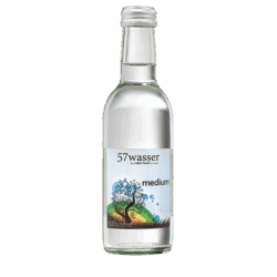 Flasche 57Wasser medium 20/0,25