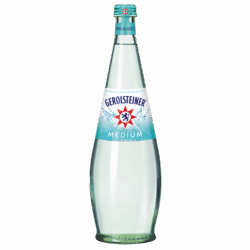 Flasche Gerolsteiner Medium Gourmet 0,75