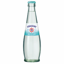 Flasche Gerolsteiner Medium Gourmet 0,25