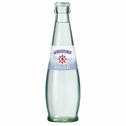 Flasche Gerolsteiner Sprudel Gourmet 0,25