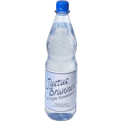 Flasche Justus-Brunnen spritzig 1,0