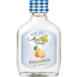 Flasche Alpenschnaps Williams 0,02l