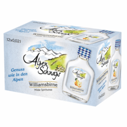 Karton Alpenschnaps Williams 12x0,02l
