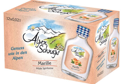 Karton Alpenschnaps Marielle 12×0,02l