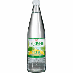 Flasche Dreiser Silber 0,75