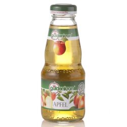 Flasche Güldenkron Apfelsaft klar 0,2