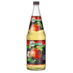 Flasche Güldenkron Apfelsaft klar 1,0