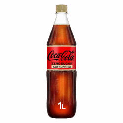 Flasche Coca-Cola Zero koffeinfrei 1,0 PET