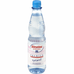 Flasche Förstina-Sprudel Premium naturell 0,5