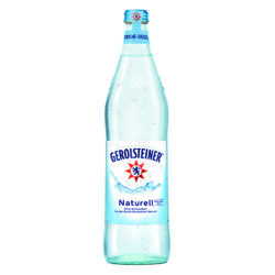 Flasche Gerolsteiner Naturell Individual 0,75