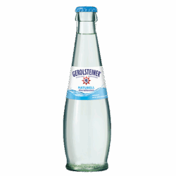 Flasche Gerolsteiner Naturell Gourmet 0,25