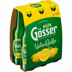 Sixpack Gösser NaturRadler 6/0,33
