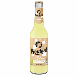 Flasche Proviant Zitrone&Ingwer trüb Bio 0,33